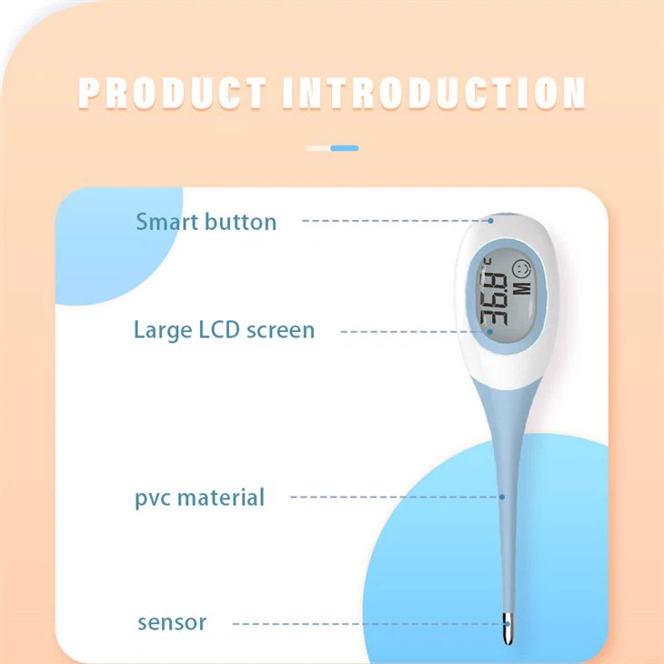 Fast Reading Back Light Alarm Digital Thermometer